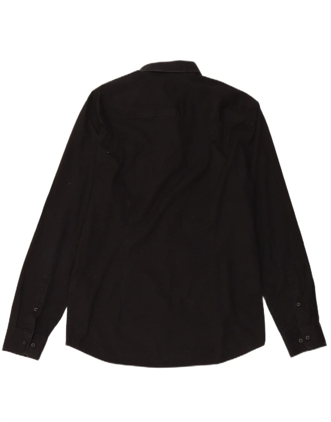 JACK & JONES Mens Shirt Large Black Cotton