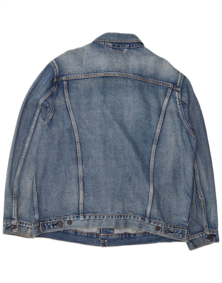 Giacca di jeans da uomo Levi's UK 42 XL cotone blu