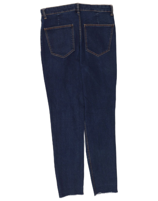 Jeans skinny da donna Zara EU 42 Large W32 L26 Blu navy