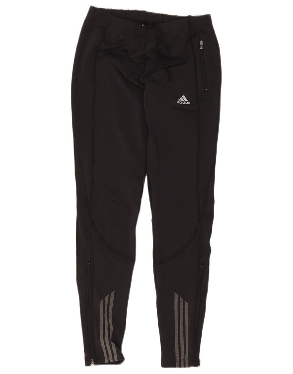 Pantaloni della tuta da donna Adidas Climacool UK 14 poliestere nero medio