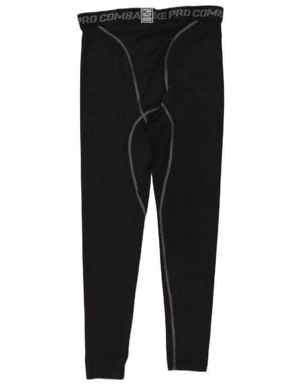 Leggings grafici Nike Dri Fit da uomo, grandi, in poliestere nero