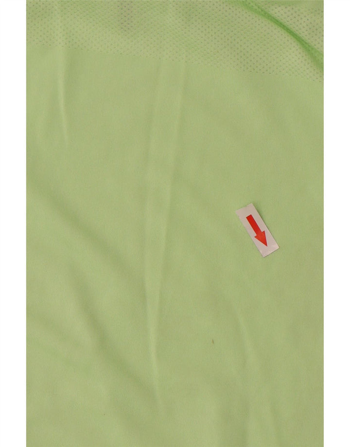 T-shirt da uomo Adidas Top in poliestere verde medio
