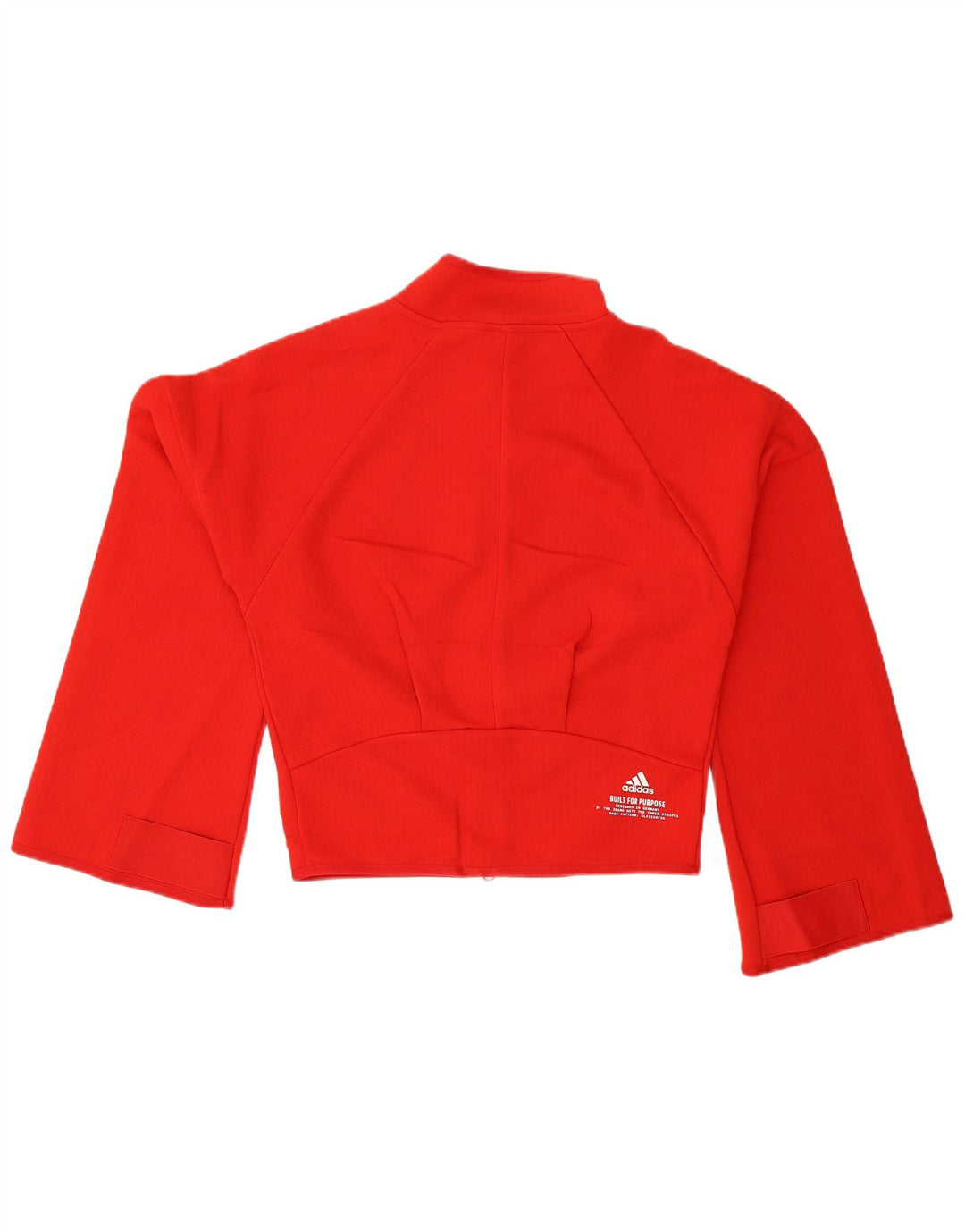 Giacca da tuta oversize da donna ADIDAS UK 8/10 piccola in cotone rosso