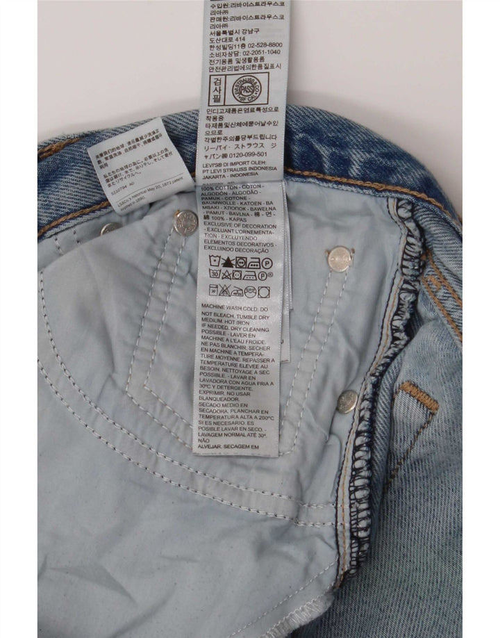 Jeans Bootcut invecchiati da donna Levi's W29 L33 cotone blu