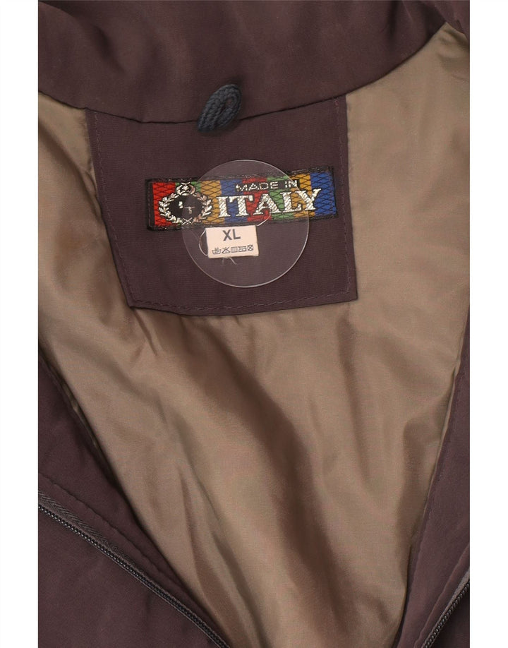 Soprabito oversize da donna vintage UK 18 XL Marrone