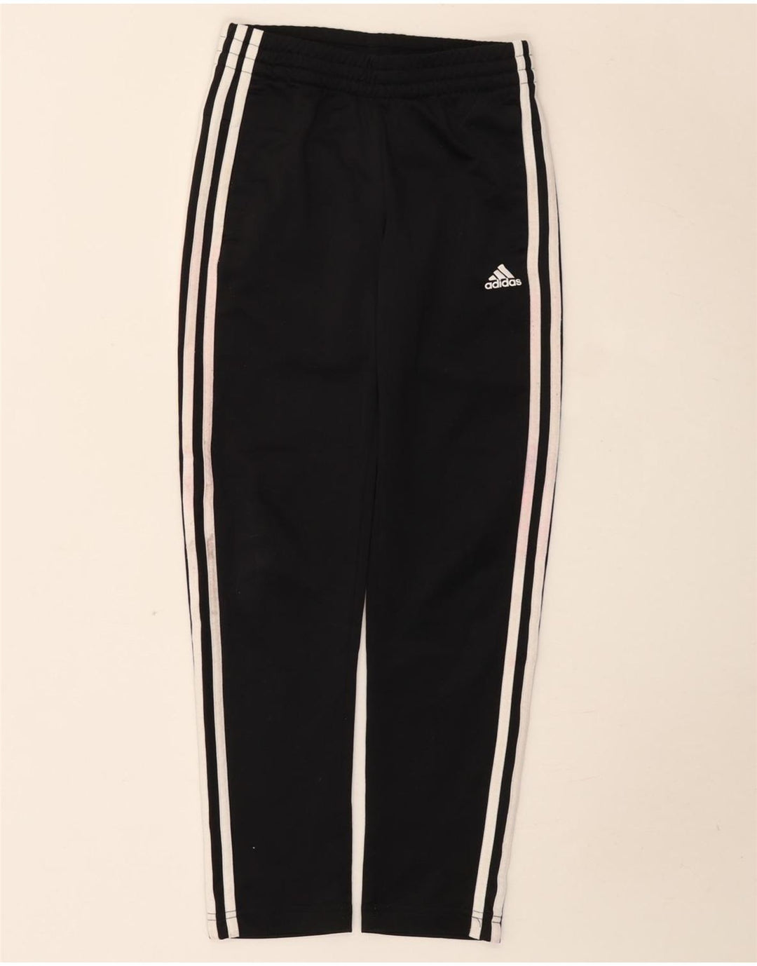 Pantaloni della tuta da ragazzo Adidas 9-10 anni in poliestere nero