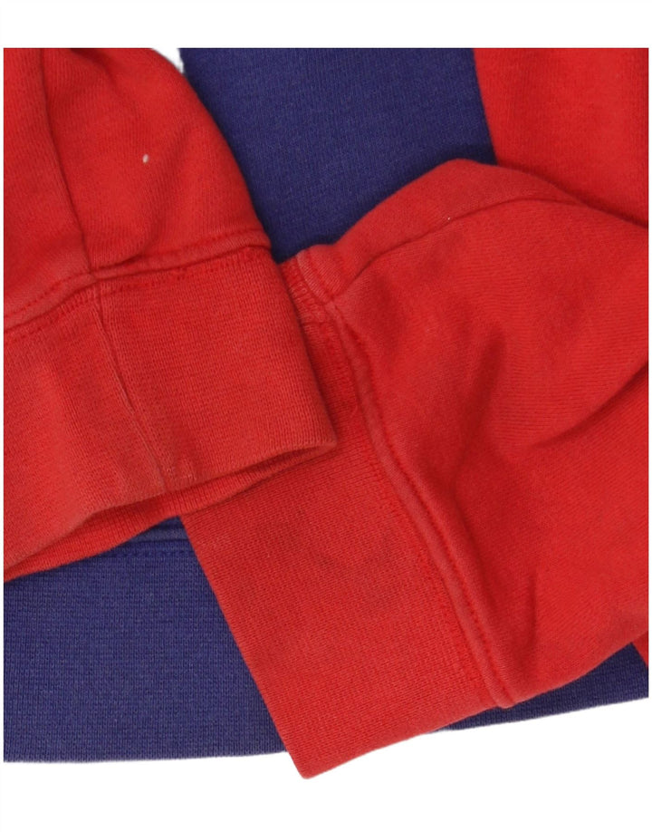 Felpa con cappuccio e zip grafica NIKE per ragazzi 12-13 anni, grande, colore rosso