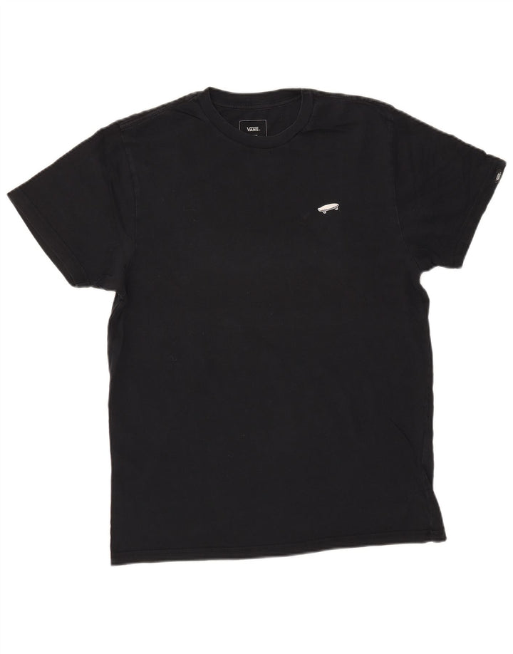 T-shirt da uomo Custom Fit di Vans, cotone medio nero