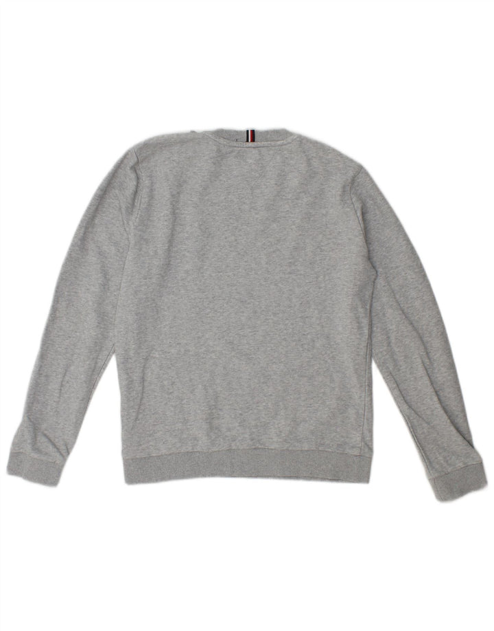 Felpa grafica da bambino Tommy Hilfiger 12-13 anni grigio chiazzato