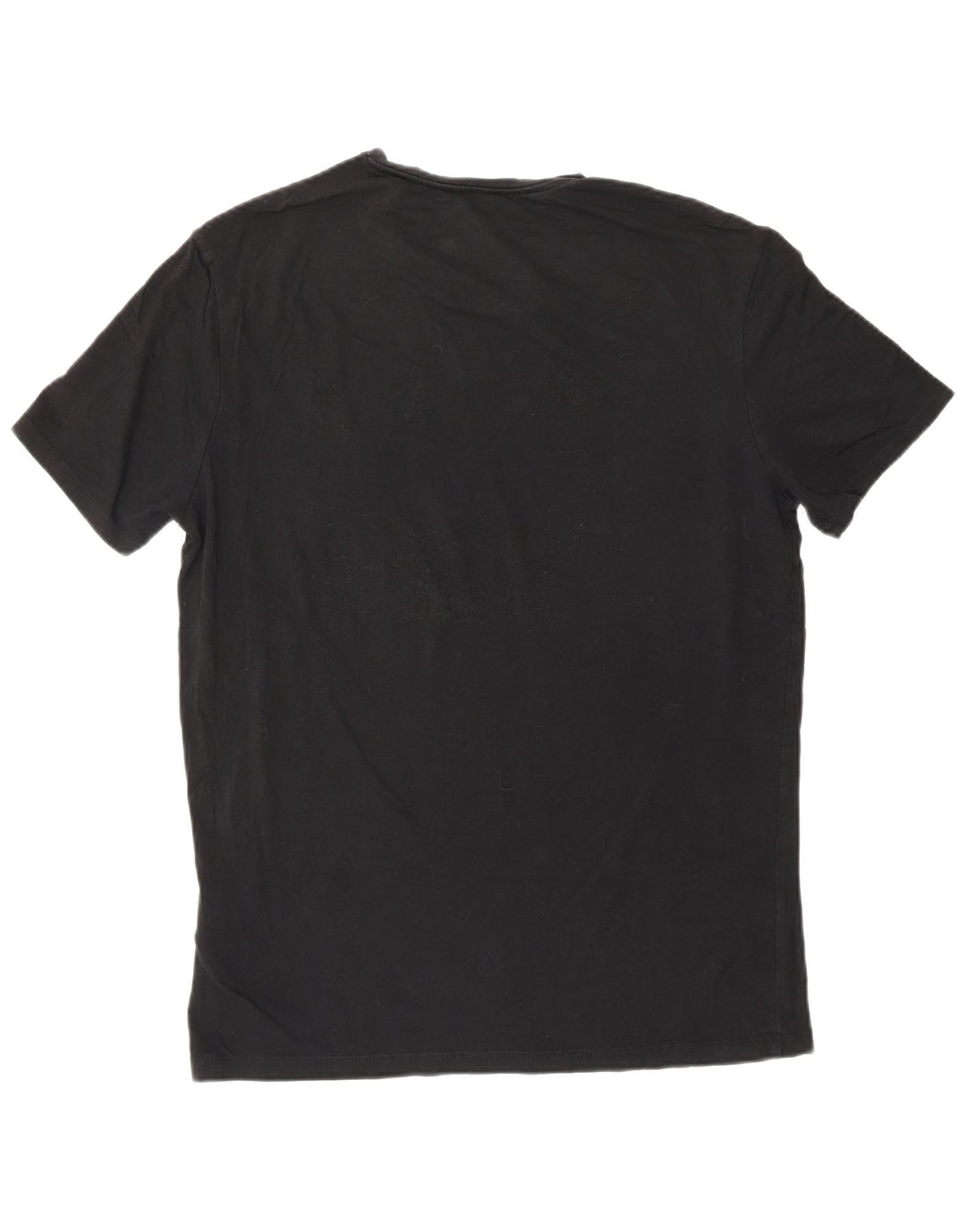 Guess T-shirt da uomo Top Large in cotone nero