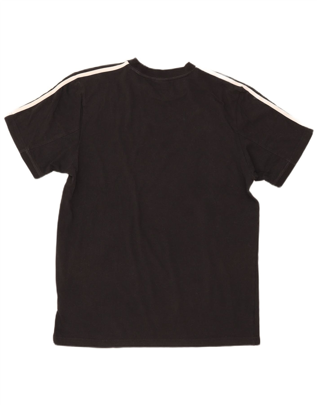 T-shirt da uomo ADIDAS Top UK 42/44 grande cotone color block nero