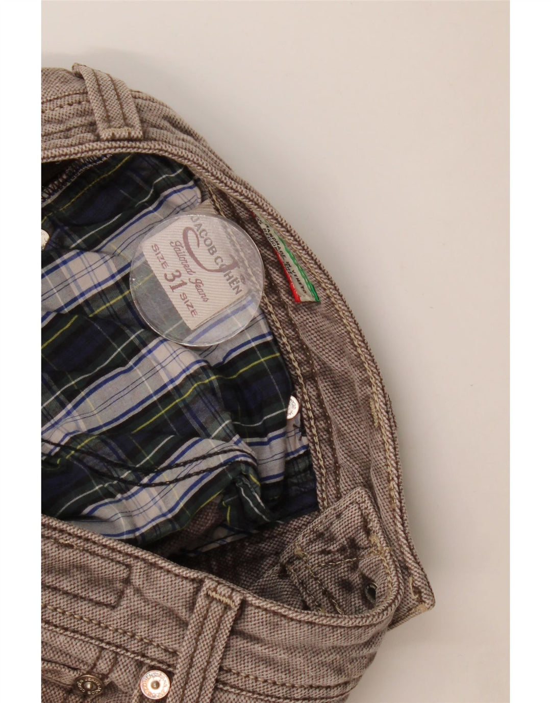Jeans slim da uomo Jacob Cohen W31 L33 Grigi