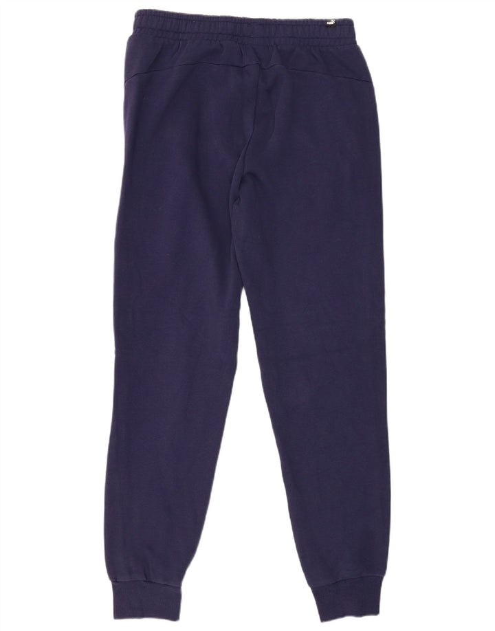 Pantaloni da tuta da uomo PUMA Joggers medi in cotone blu navy