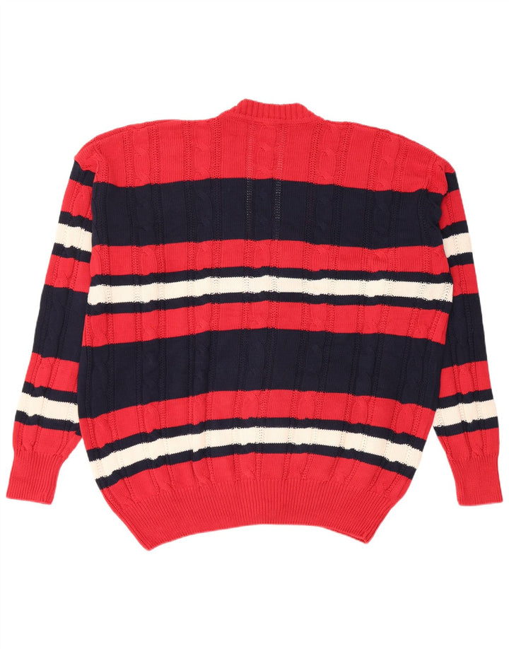 Maglione Cardigan Uomo Trussardi IT 50 Medium Blu Navy Colourblock