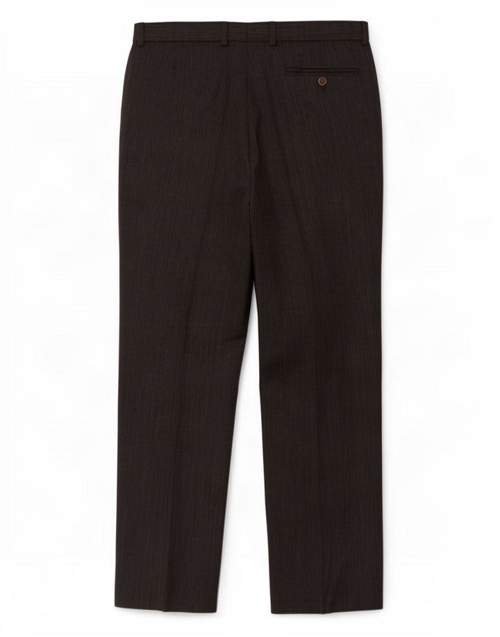 Pantaloni chino dritti da uomo Marks & Spencer W34 L31 poliestere grigio