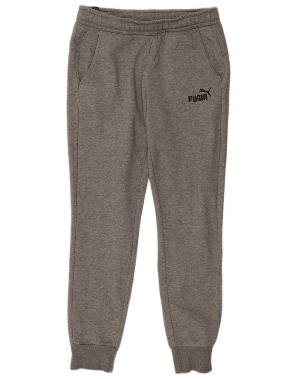 Pantaloni da tuta da donna PUMA Joggers Cotone mélange grigio medio
