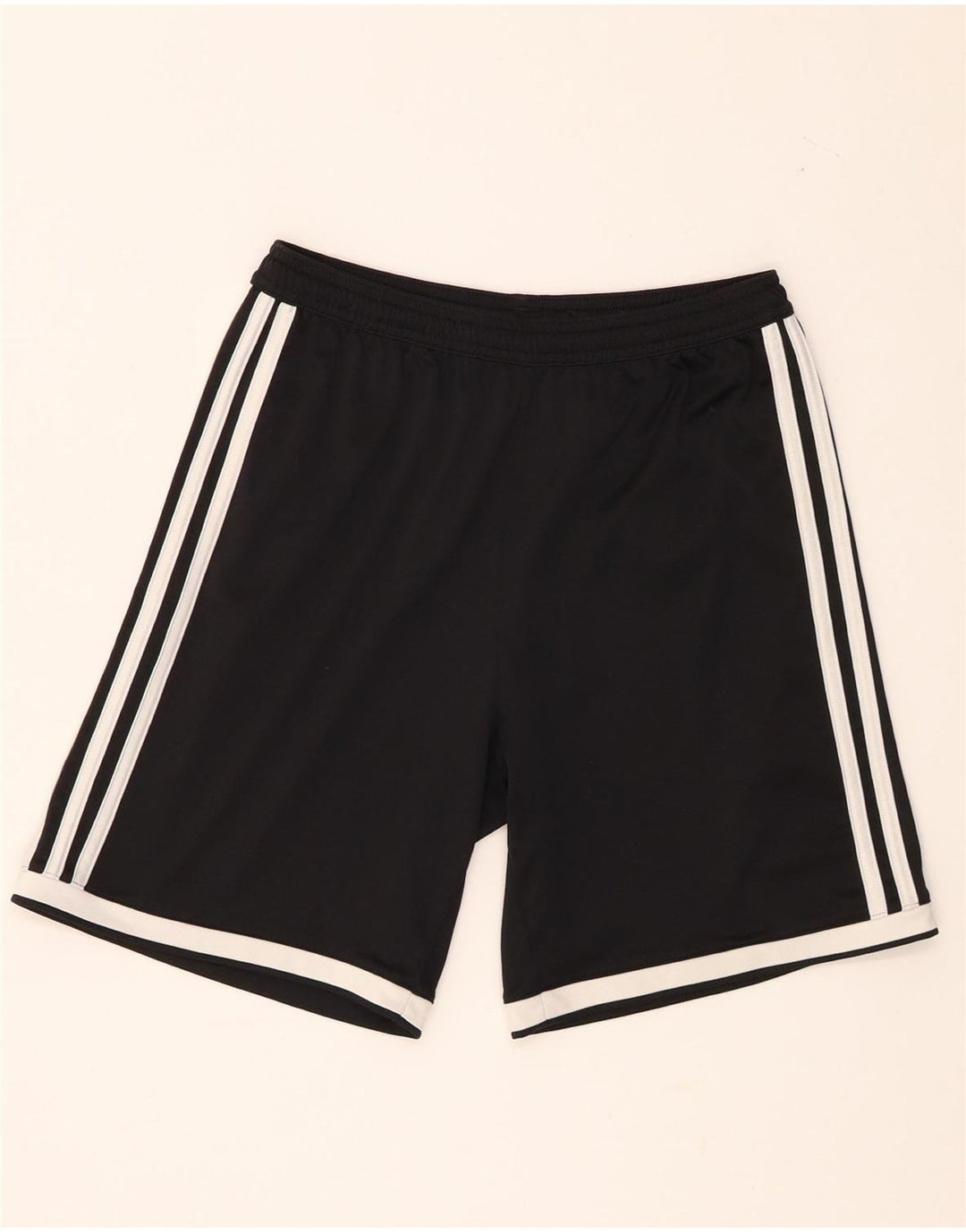 Pantaloncini sportivi Adidas Climalite da ragazzo 13-14 anni in poliestere nero