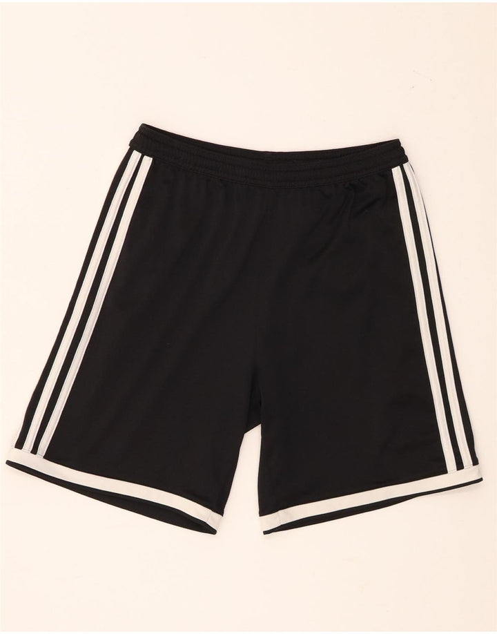 Pantaloncini sportivi Adidas Climalite da ragazzo 13-14 anni in poliestere nero