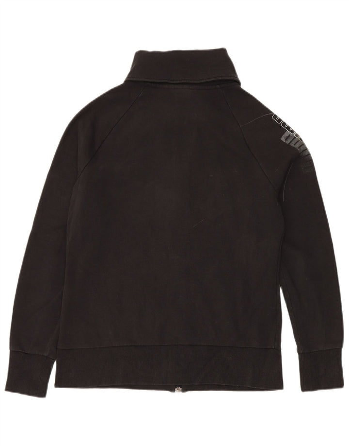 Giacca da tuta grafica da donna Puma UK 14 grande nera