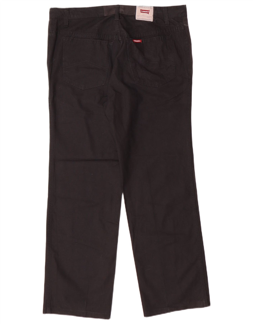 Pantaloni casual dritti da uomo Carrera W35 L28 cotone nero