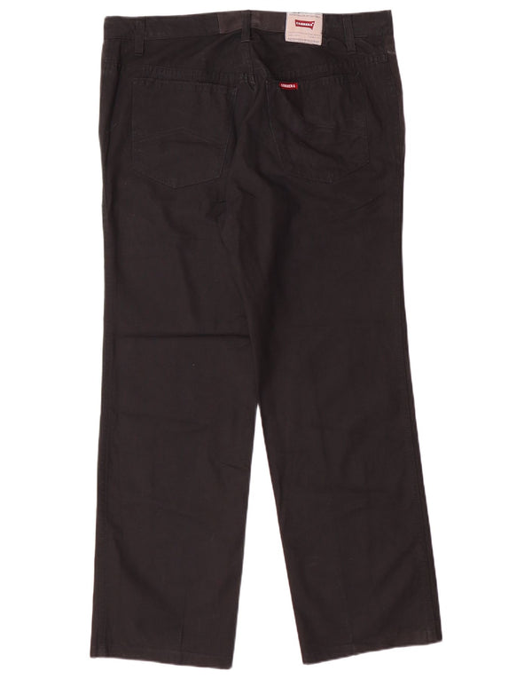 Pantaloni casual dritti da uomo Carrera W35 L28 cotone nero
