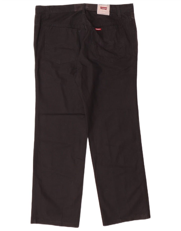Pantaloni casual dritti da uomo Carrera W35 L28 cotone nero
