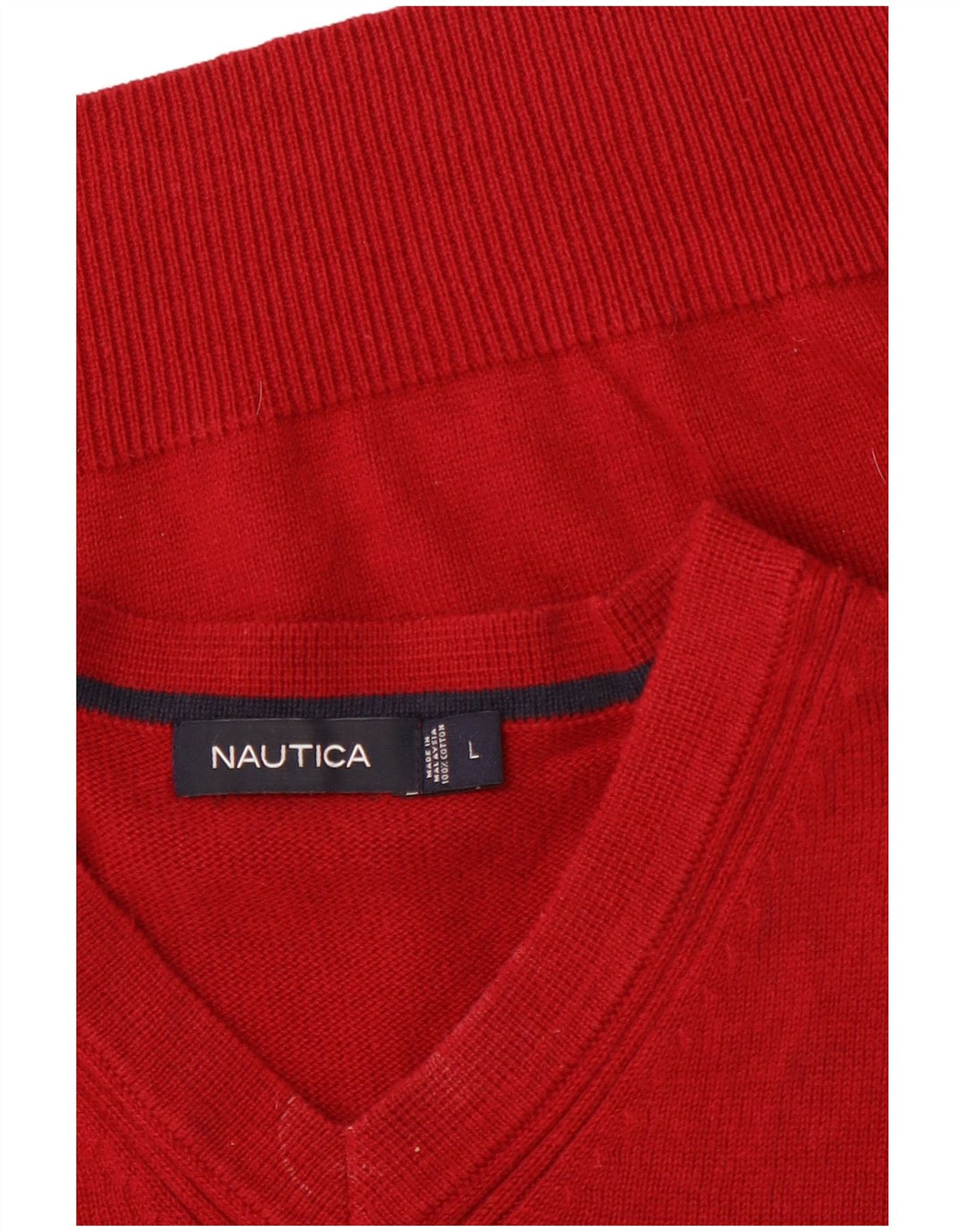 Canottiera da donna NAUTICA UK 16 grande cotone rosso
