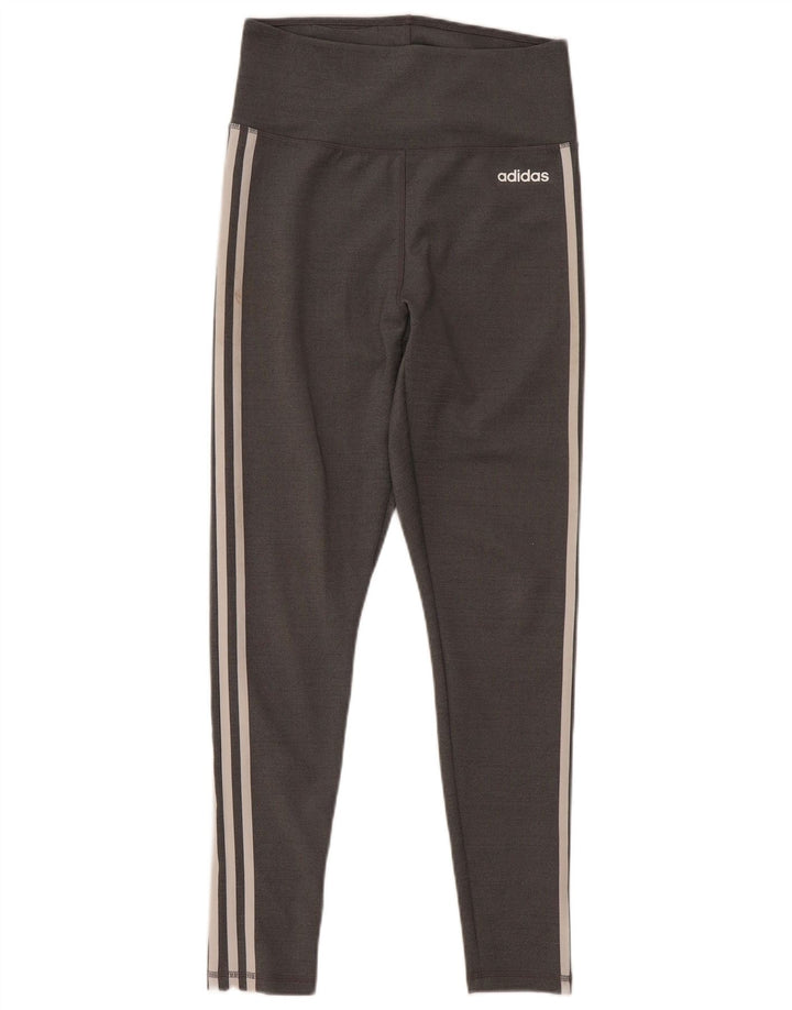 Leggings Adidas Climalite da donna UK 12/14 Poliestere grigio medio