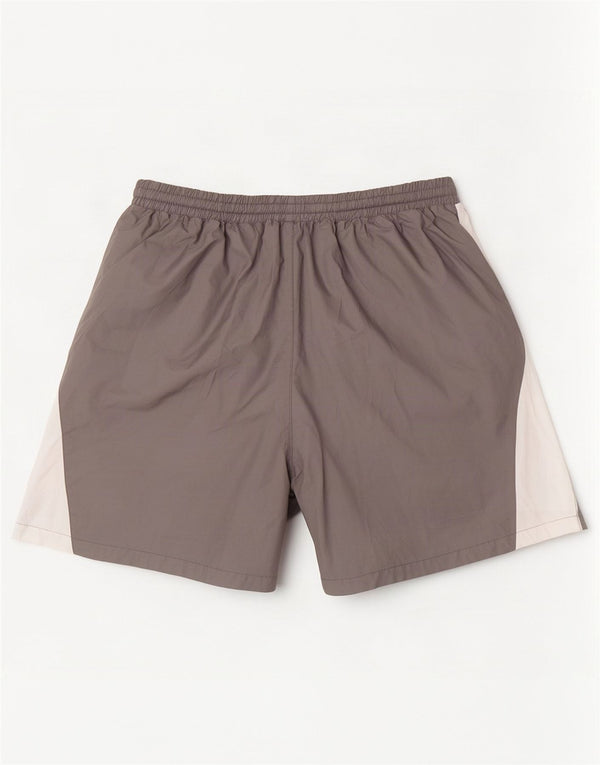 Pantaloncini sportivi da uomo Lotto UK 42/44 XL Poliestere color block grigio