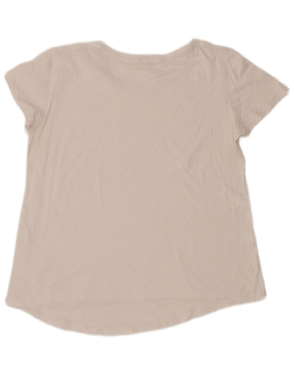 T-shirt Zara da donna Top UK 14 bianca media