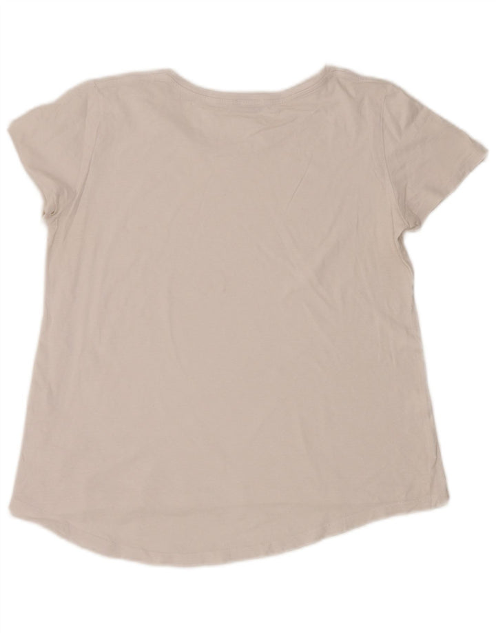 T-shirt Zara da donna Top UK 14 bianca media