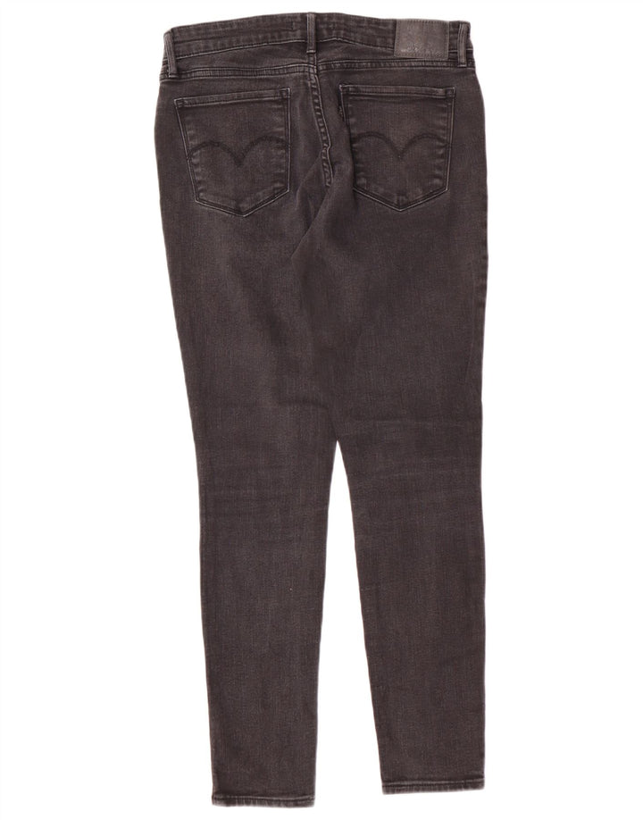 Jeans skinny Levi's 711 da donna W29 L28 cotone grigio