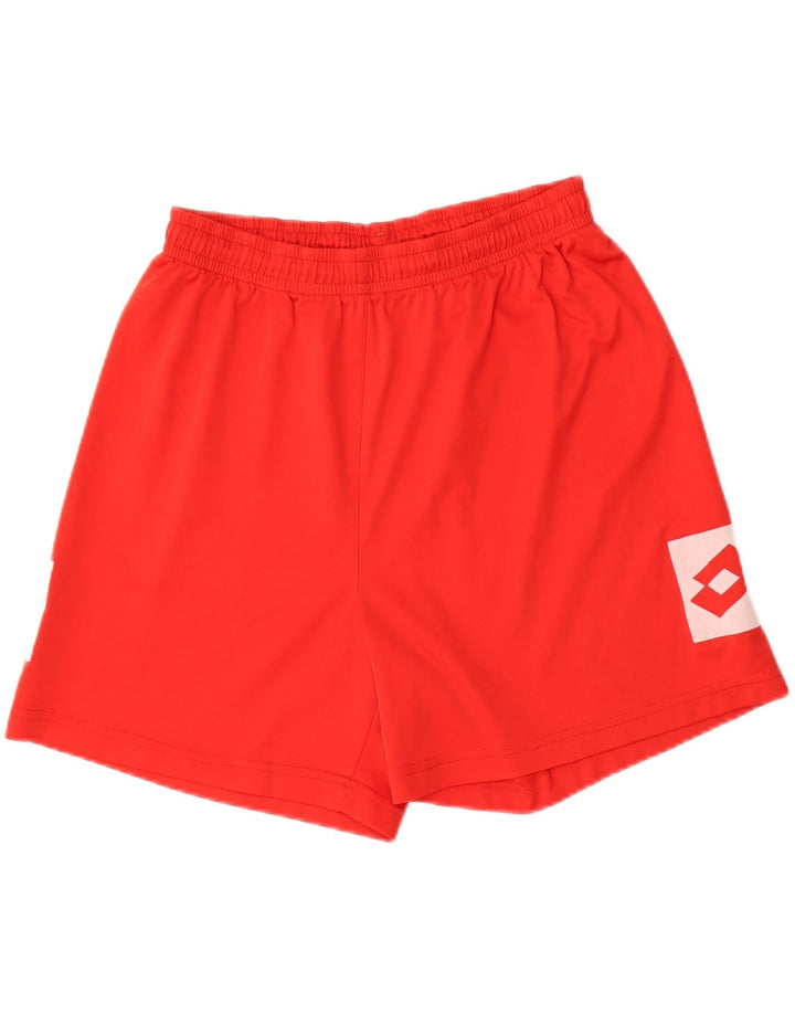 Pantaloncini sportivi da uomo LOTTO UK 42/44 XL Poliestere rosso
