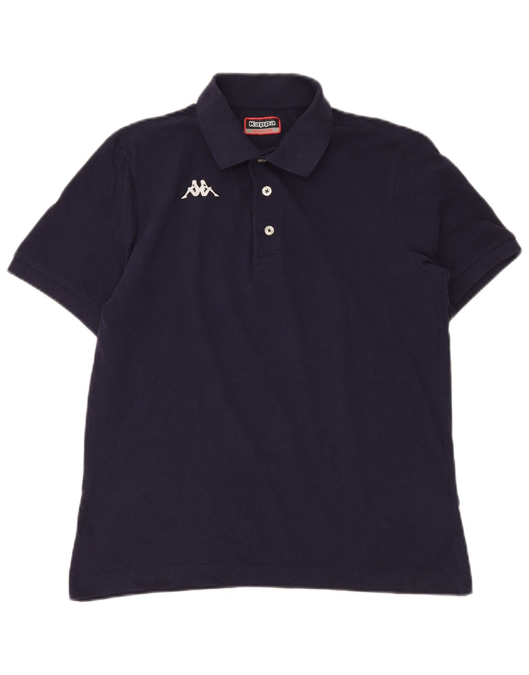 Polo KAPPA da uomo in cotone medio blu navy