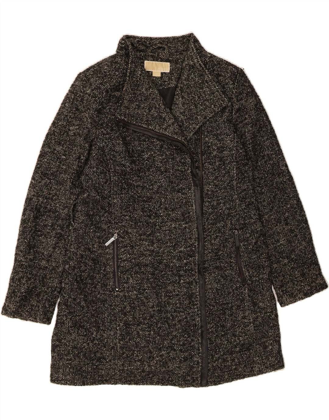 MICHAEL KORS Womens Overcoat UK 14 Medium  Black Wool Vintage Michael Kors and Second-Hand Michael Kors from Messina Hembry 