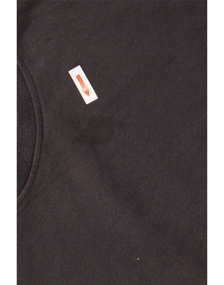 Felpa grafica Adidas Climalite da donna IT 44 cotone nero medio