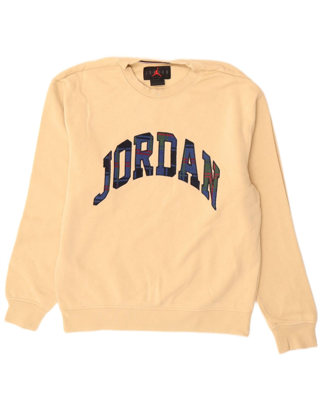 JORDAN Felpa con grafica da uomo Maglione piccolo in cotone beige