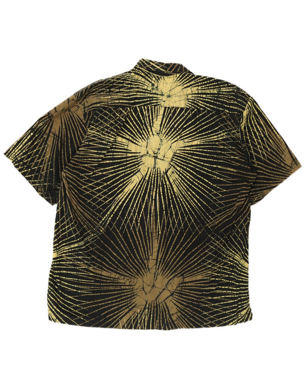 Caribelle Batik Camicia da uomo con motivo astratto grande multicolore
