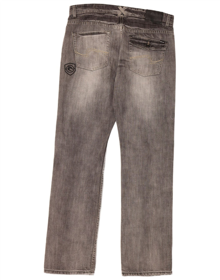 Jeans dritti da uomo Rip Curl W34 L33 cotone grigio
