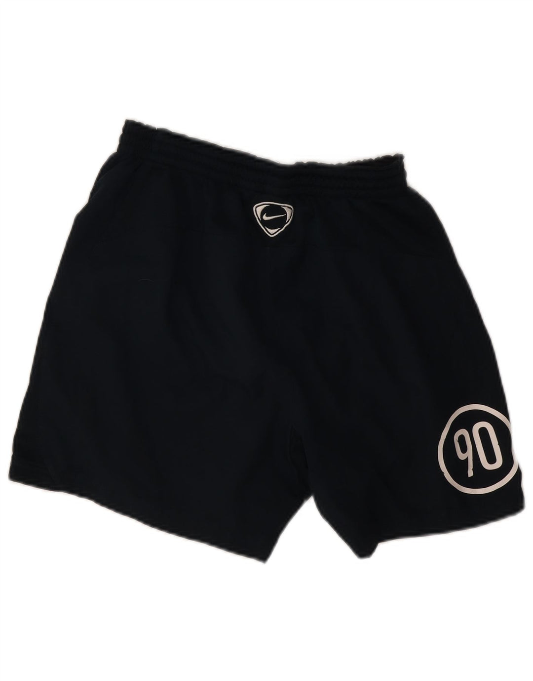 Pantaloncini sportivi grafici Nike da uomo piccoli in poliestere blu navy
