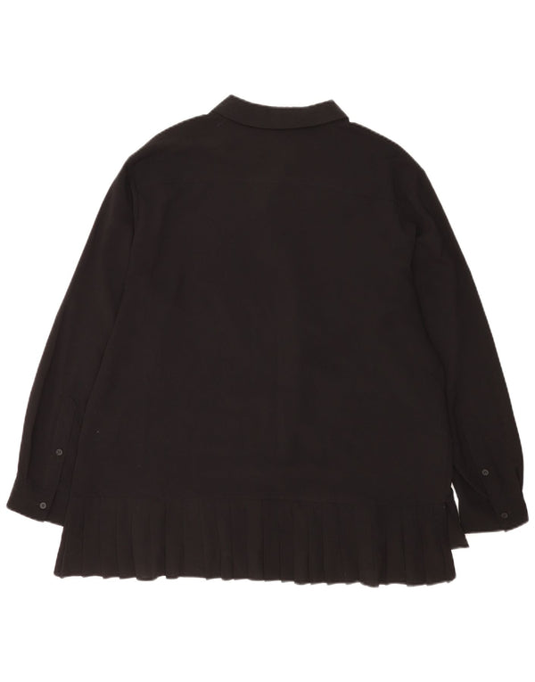 Camicetta da donna vestibilità ampia French Connection UK 14 grande poliestere nero
