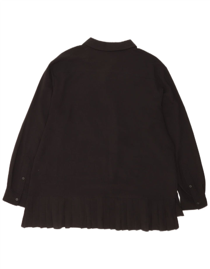 Camicetta da donna vestibilità ampia French Connection UK 14 grande poliestere nero