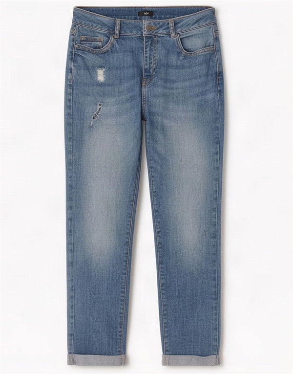Jeans da donna Petite Slim M&Co UK 10 piccoli W28 L25 blu