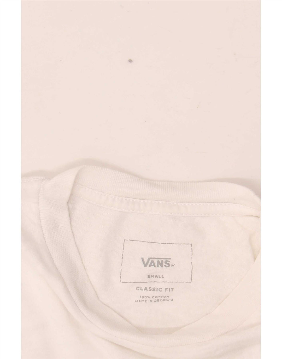 T-shirt grafica da uomo con vestibilità classica Vans, piccola, bianca
