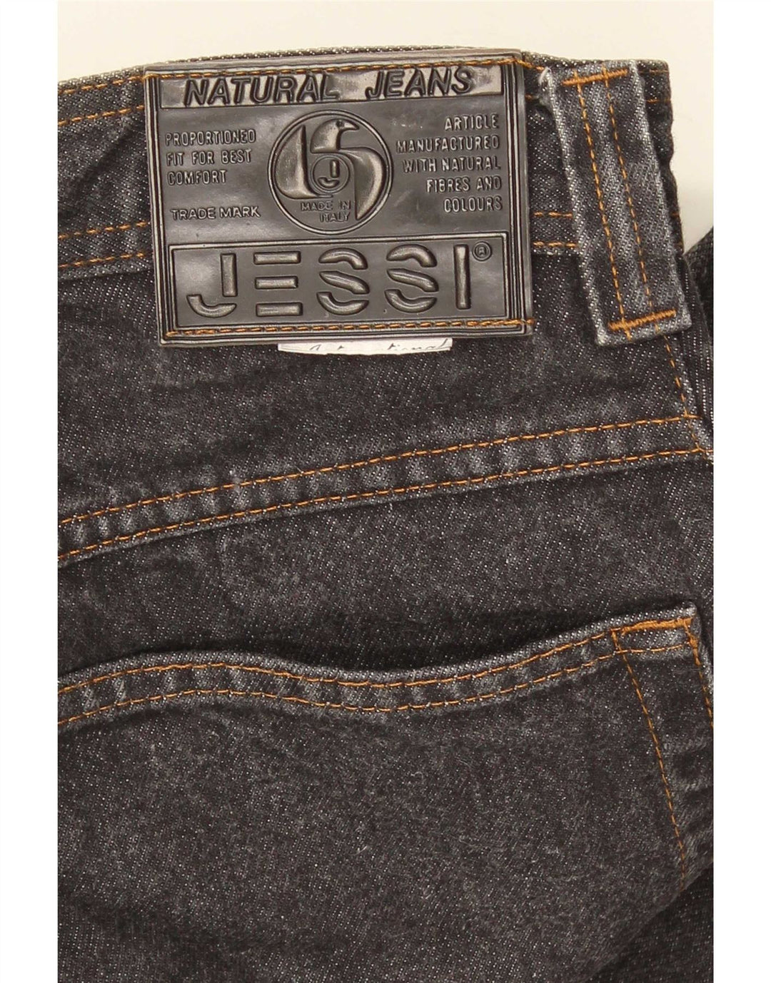 Jeans affusolati da uomo Jessi W33 L29 cotone grigio