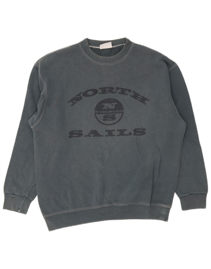 Felpa con grafica da uomo North Sails Blu medio