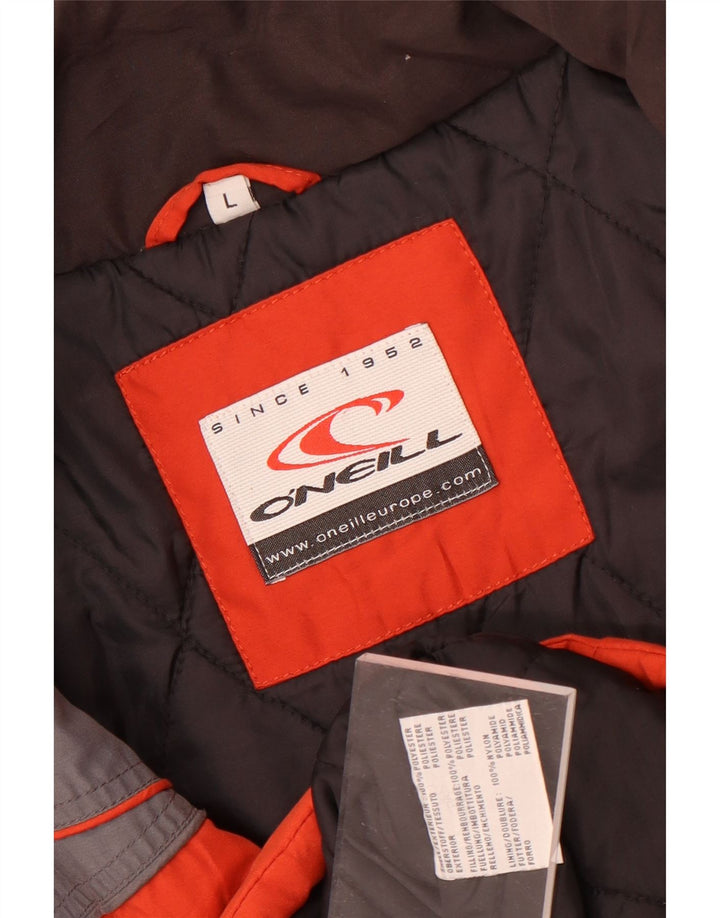 Giacca a vento da uomo O'Neill UK 40 Large Poliestere color block rosso