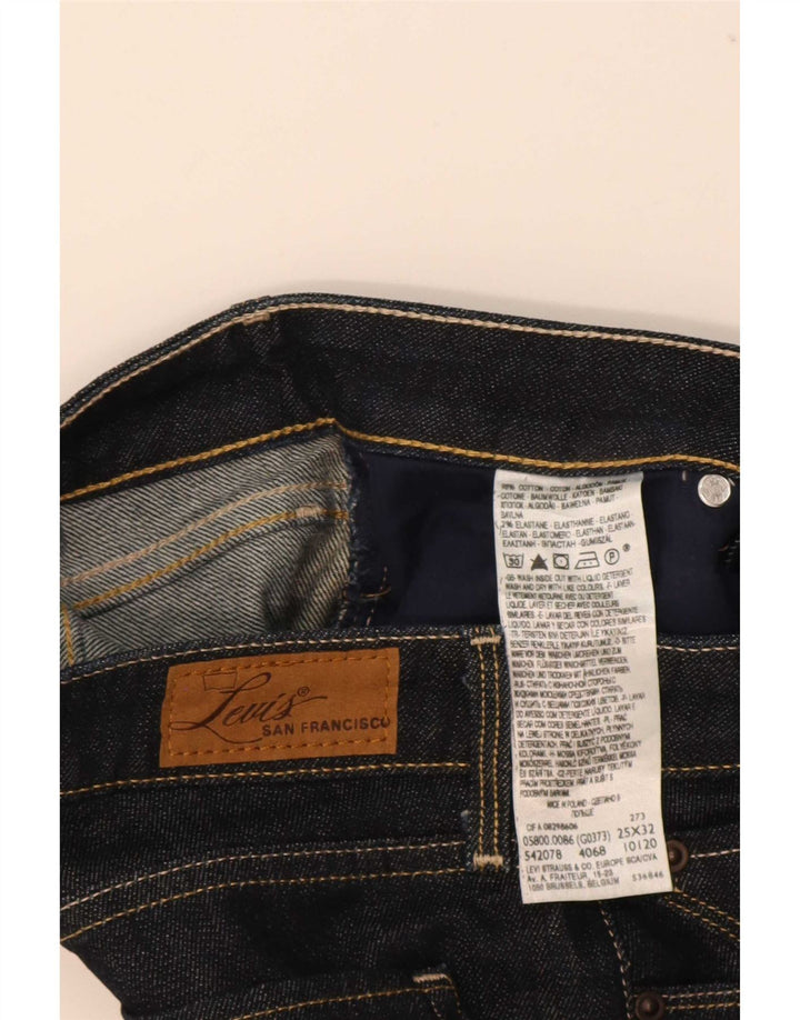 Jeans dritti Bold Curve da donna Levi's W25 L32 cotone nero