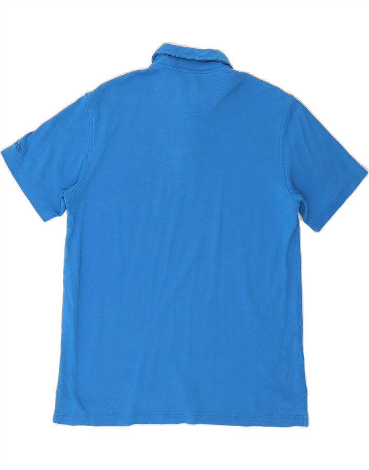 IZOD Mens Polo Shirt Medium Blue Cotton Vintage Izod and Second-Hand Izod from Messina Hembry 