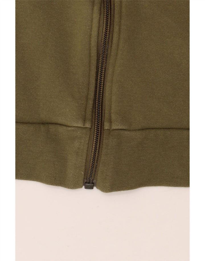 Giacca da tuta da uomo ADIDAS XL in cotone color block kaki